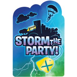 Battle Royal invitationskort 8 stk.