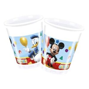 MICKEY,S KLUBHUS PLASTIKBÆGRE 8STK